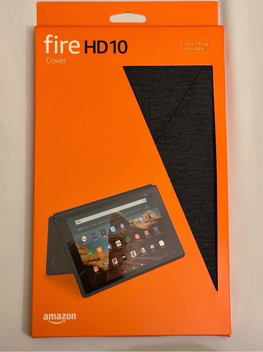 NIB Official Amazon Fire HD 10 Tablet Cover Case Charcoal Black 7th/9th Gen